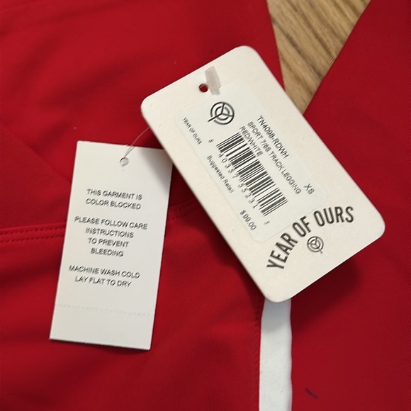 NEW Year of Ours 7/8 Track Legging in XS - Picture 2 of 5